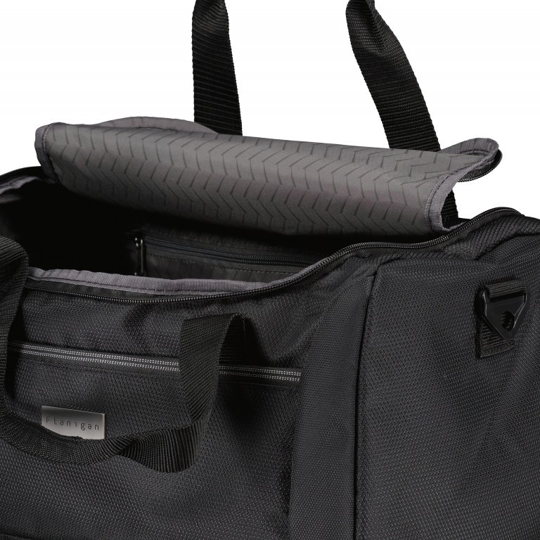 Reisetasche Columbus 087450 Petrol, Farbe: blau/petrol, Marke: Flanigan, EAN: 4048171009626, Abmessungen in cm: 40x24x26, Bild 7 von 8