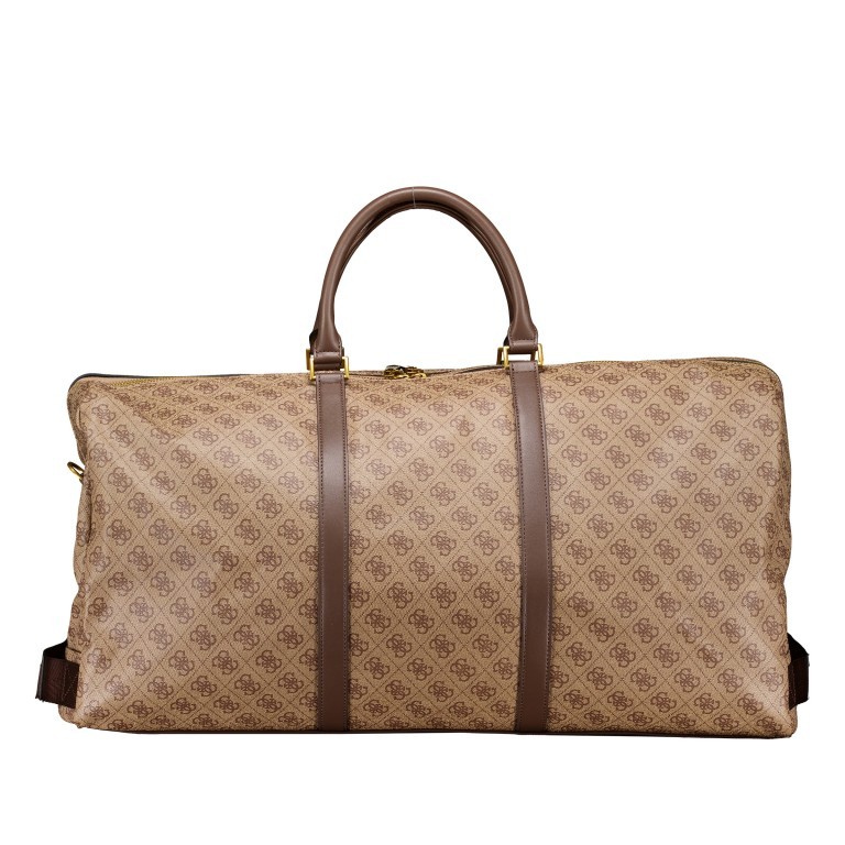 Reisetasche Pisa Größe 60 cm, Farbe: schwarz, braun, cognac, Marke: Guess, Abmessungen in cm: 60x34x25, Bild 3 von 6