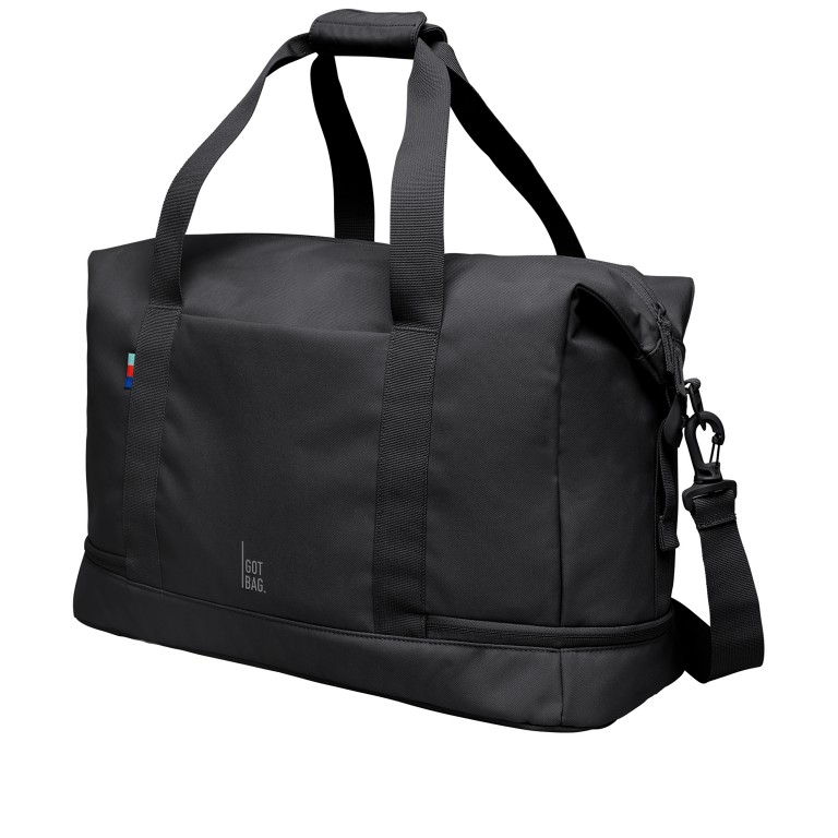 Reisetasche Weekend Bag, Farbe: schwarz, grün/oliv, Marke: Got Bag, Abmessungen in cm: 50x30x20, Bild 2 von 8