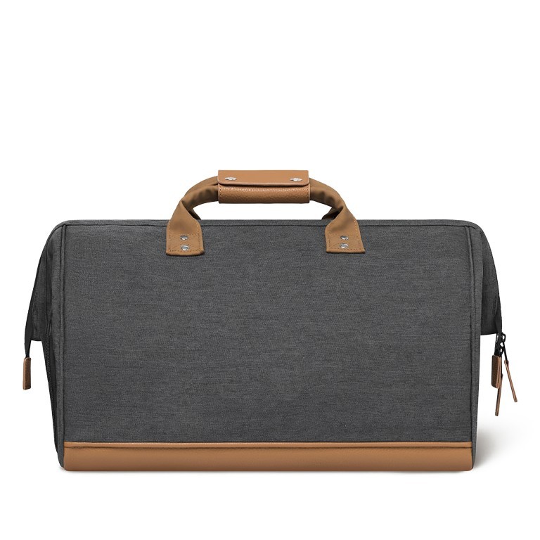 Reisetasche / Rucksack Duffle Essentials Small, Farbe: anthrazit, blau/petrol, cognac, Marke: Cabaia, Abmessungen in cm: 45x30x29, Bild 4 von 11