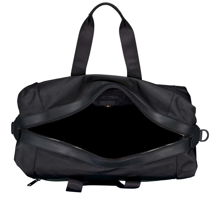 Reisetasche Ray Soft Holdall_N, Farbe: schwarz, braun, Marke: BOSS, Abmessungen in cm: 45x27x26, Bild 6 von 6