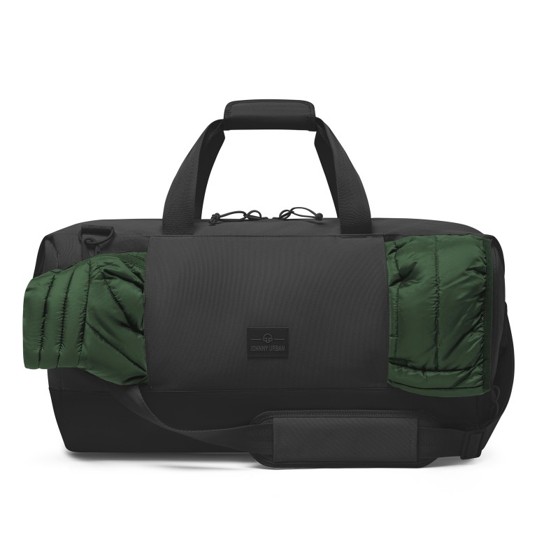Reisetasche Eco Series Milan, Farbe: schwarz, beige, Marke: Johnny Urban, Abmessungen in cm: 52x37x25, Bild 2 von 9