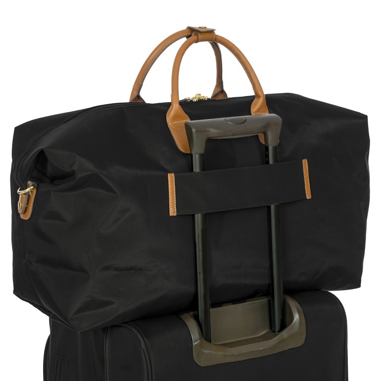 Reisetasche X-BAG & X-Travel 2 in 1, Farbe: schwarz, blau/petrol, cognac, taupe/khaki, grün/oliv, rot/weinrot, Marke: Brics, Abmessungen in cm: 55x32x20, Bild 4 von 7