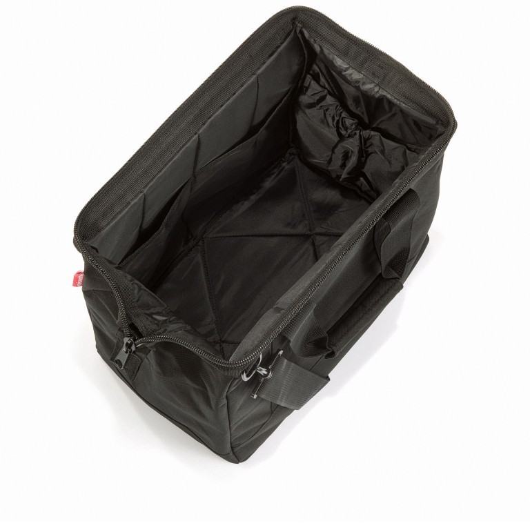 Reisetasche Allrounder M, Farbe: schwarz, anthrazit, grau, braun, taupe/khaki, beige, weiß, bunt, Marke: Reisenthel, Abmessungen in cm: 40x33.5x24, Bild 2 von 2