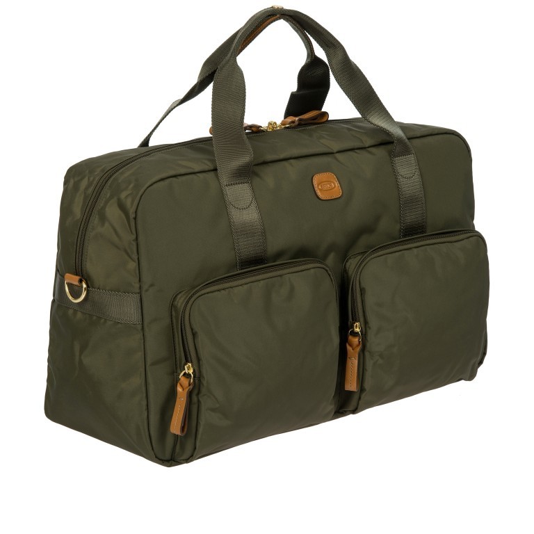 Reisetasche X-BAG & X-Travel Dove Gray, Farbe: taupe/khaki, Marke: Brics, EAN: 8016623887845, Abmessungen in cm: 46x24x22, Bild 6 von 12