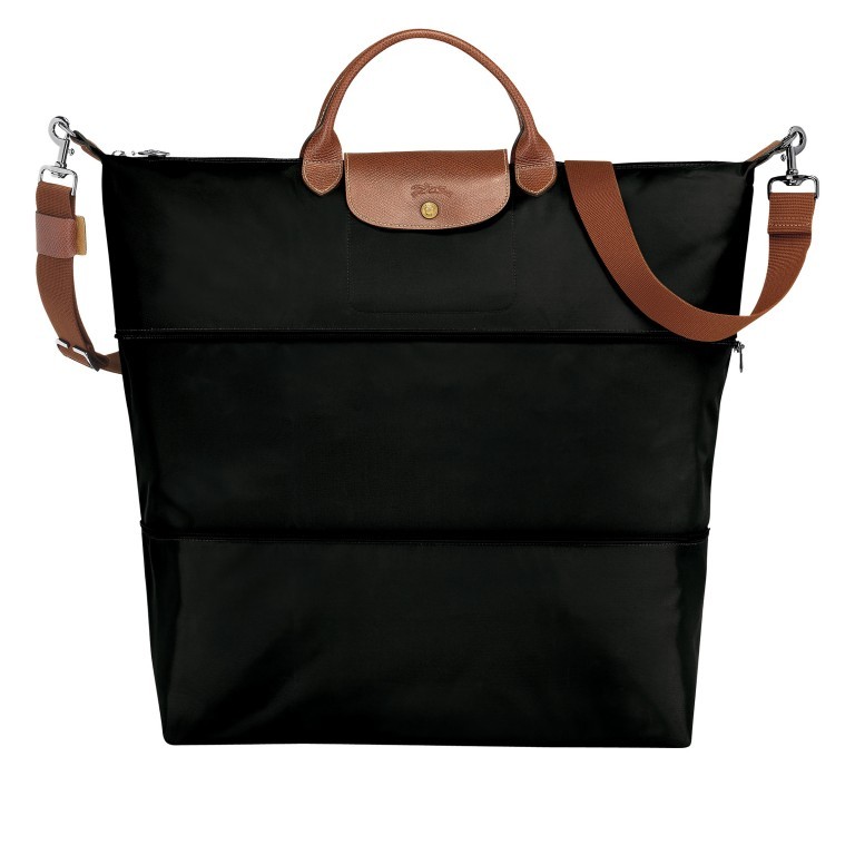 Reisetasche Le Pliage erweiterbar Schwarz, Farbe: schwarz, Marke: Longchamp, EAN: 3597920719534, Bild 1 von 5
