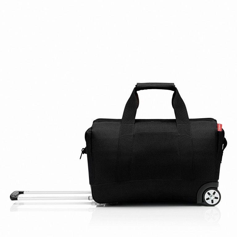 Rollenreisetasche Allrounder Trolley, Farbe: schwarz, anthrazit, blau/petrol, bunt, Marke: Reisenthel, Abmessungen in cm: 49x41x30, Bild 2 von 6