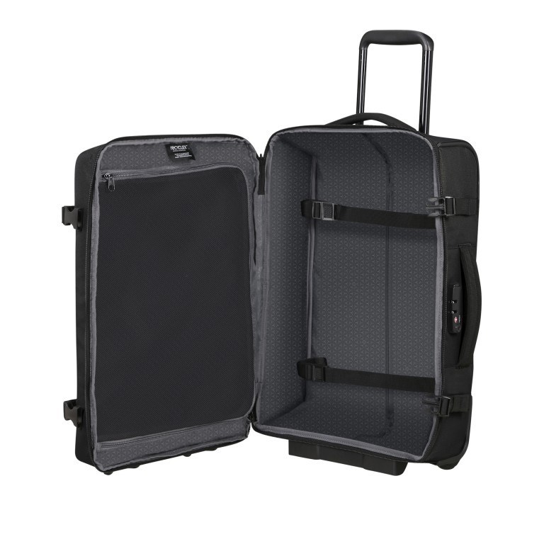 Reisetasche Roader Duffle Wheel 55, Farbe: schwarz, grau, blau/petrol, Marke: Samsonite, Abmessungen in cm: 35x55x23, Bild 6 von 11