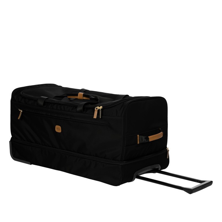 Reisetasche X-BAG & X-Travel Größe 77 cm, Farbe: schwarz, blau/petrol, grün/oliv, Marke: Brics, Abmessungen in cm: 77x35x36, Bild 2 von 8