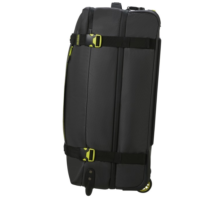 Reisetasche Urban Track M Coated mit Rollen, Farbe: blau/petrol, gelb, beige, Marke: American Tourister, Abmessungen in cm: 40x68x38.5, Bild 4 von 13