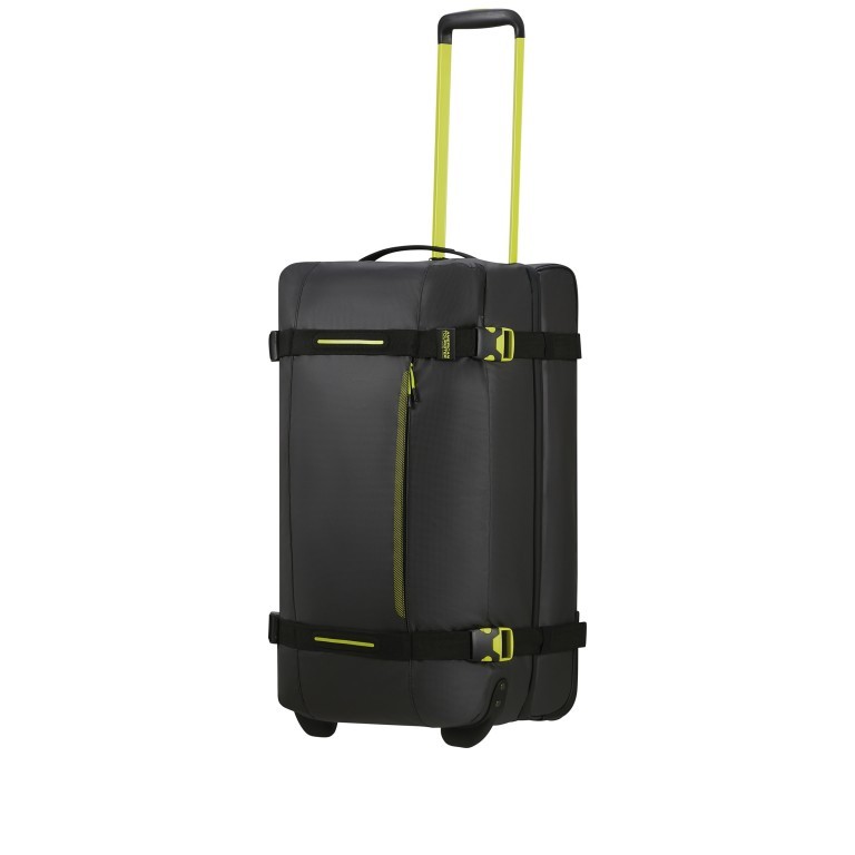 Reisetasche Urban Track M Coated mit Rollen, Farbe: blau/petrol, gelb, beige, Marke: American Tourister, Abmessungen in cm: 40x68x38.5, Bild 3 von 13
