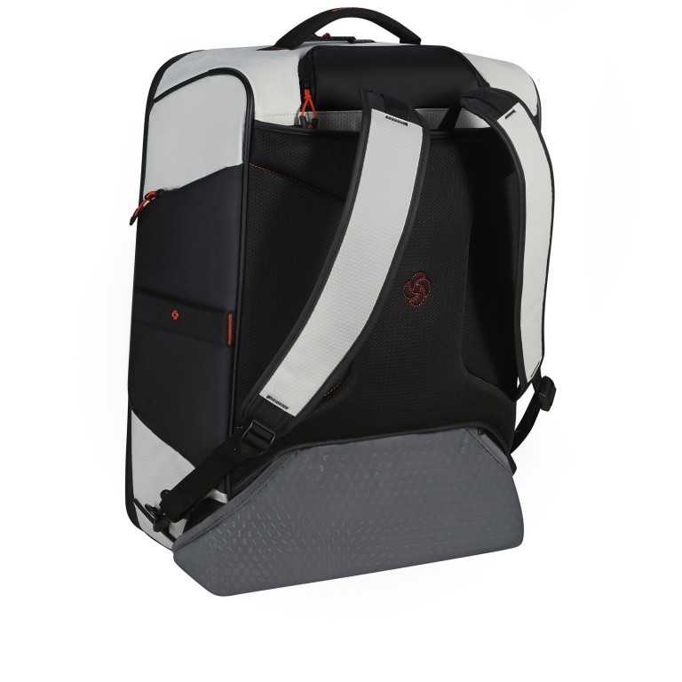 Reisetasche / Rucksack Ecodiver Duffle Wheel Backpack 55 Cloud White, Farbe: weiß, Marke: Samsonite, EAN: 5400520248558, Abmessungen in cm: 40x55x25, Bild 6 von 17