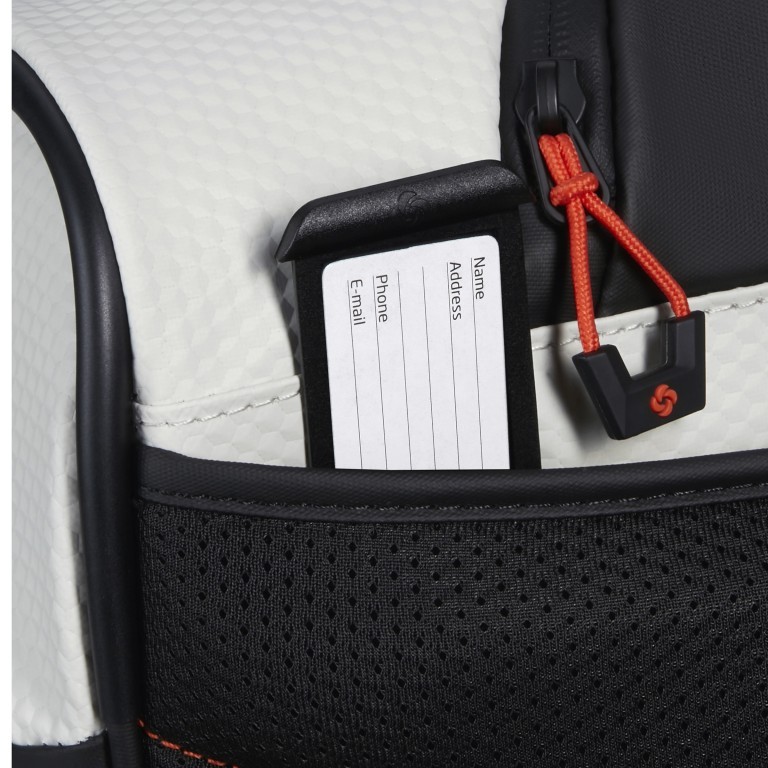 Reisetasche / Rucksack Ecodiver Duffle Wheel Backpack 55 Cloud White, Farbe: weiß, Marke: Samsonite, EAN: 5400520248558, Abmessungen in cm: 40x55x25, Bild 12 von 17