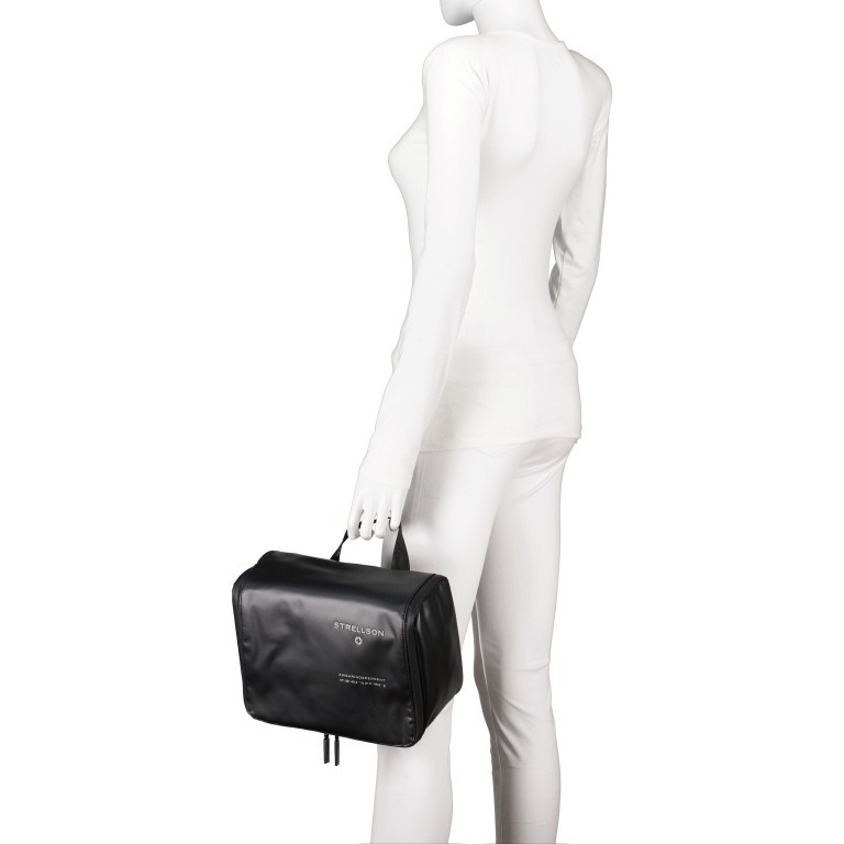 Kulturbeutel Stockwell 2.0 Washbag Benny LHZ Grey, Farbe: grau, Marke: Strellson, EAN: 4048835107354, Abmessungen in cm: 28x21x13, Bild 4 von 6