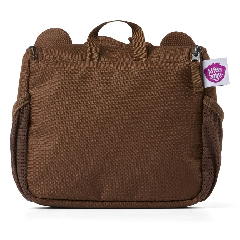 Kulturbeutel Kulturtasche für Kinder Affenzahn, Farbe: braun, Marke: Affenzahn, EAN: 4057081070633, Abmessungen in cm: 17x20x7, Bild 3 von 6