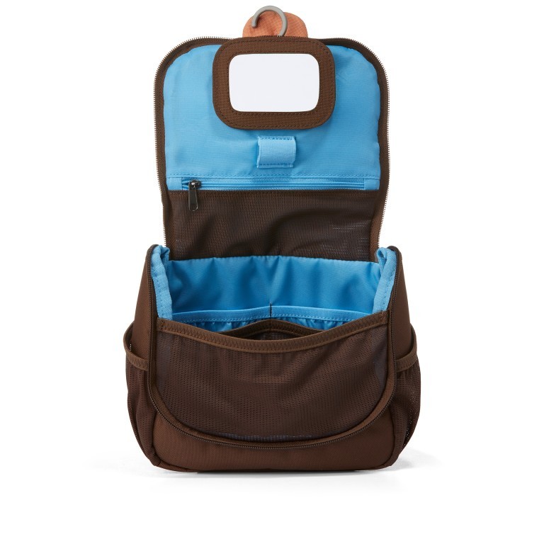 Kulturbeutel Kulturtasche für Kinder Affenzahn, Farbe: braun, Marke: Affenzahn, EAN: 4057081070633, Abmessungen in cm: 17x20x7, Bild 4 von 6