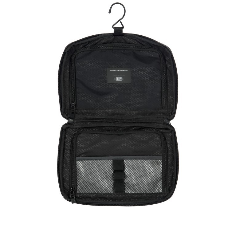 Kulturbeutel Urban Eco Washbag L mit Haken zum Aufhängen Stone Grey, Farbe: grau, Marke: Porsche Design, EAN: 4056487038674, Abmessungen in cm: 27x18x10, Bild 5 von 9
