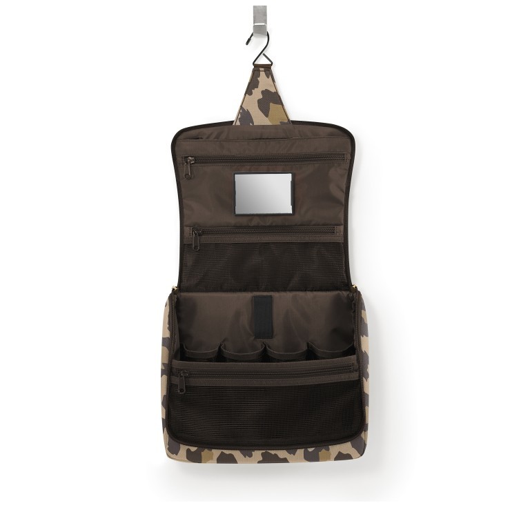 Kulturbeutel Toiletbag XL zum Aufhängen, Farbe: grau, braun, Marke: Reisenthel, Abmessungen in cm: 28x23x10, Bild 3 von 3