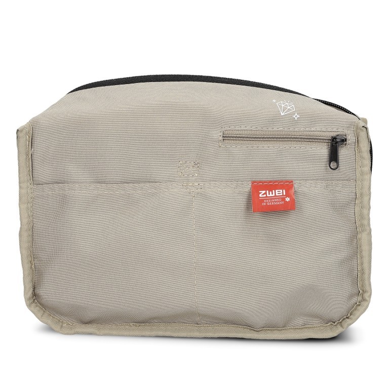 Kulturbeutel Cargo CAN50, Farbe: schwarz, grau, beige, Marke: Zwei, Abmessungen in cm: 25x16x11, Bild 9 von 9