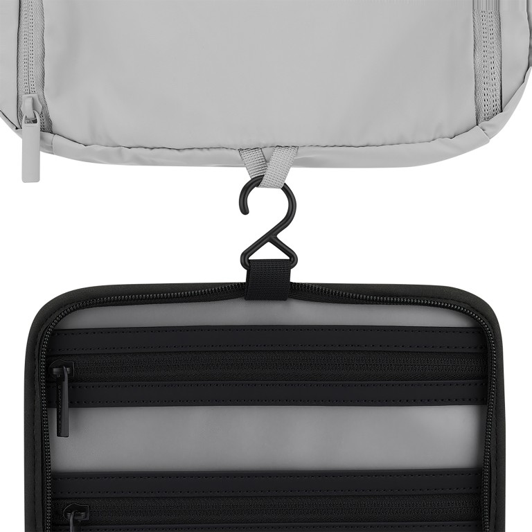 Kulturbeutel Bali Washbag zum Aufhängen, Farbe: schwarz, beige, Marke: Kapten & Son, Abmessungen in cm: 23x17x11.5, Bild 7 von 7