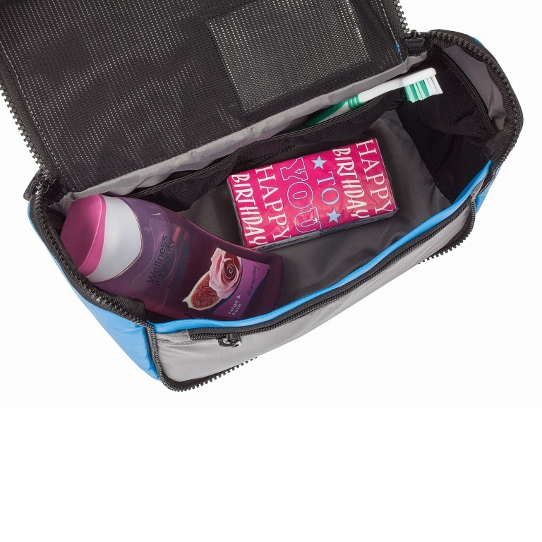 Kulturbeutel New Islands Benno Volumen 5 Liter, Farbe: schwarz, blau/petrol, Marke: Vaude, Abmessungen in cm: 26x20x14, Bild 4 von 5