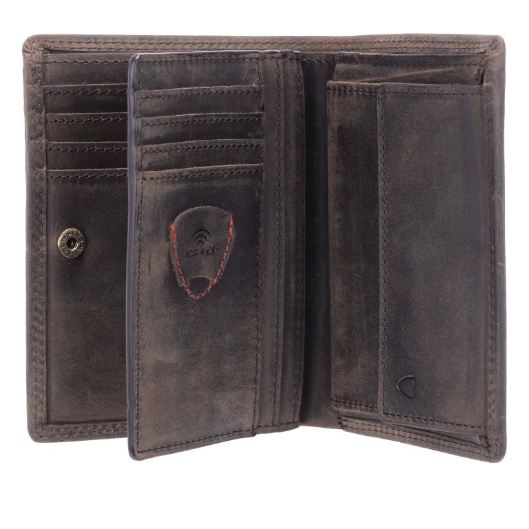 Geldbörse BakerStreet Billfold V8 Brown, Farbe: braun, Marke: Strellson, EAN: 4006053044455, Abmessungen in cm: 10x13x3, Bild 6 von 6