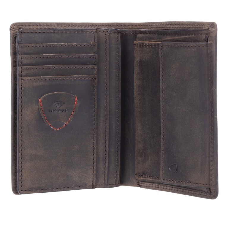 Geldbörse BakerStreet Billfold V8 Brown, Farbe: braun, Marke: Strellson, EAN: 4006053044455, Abmessungen in cm: 10x13x3, Bild 5 von 6