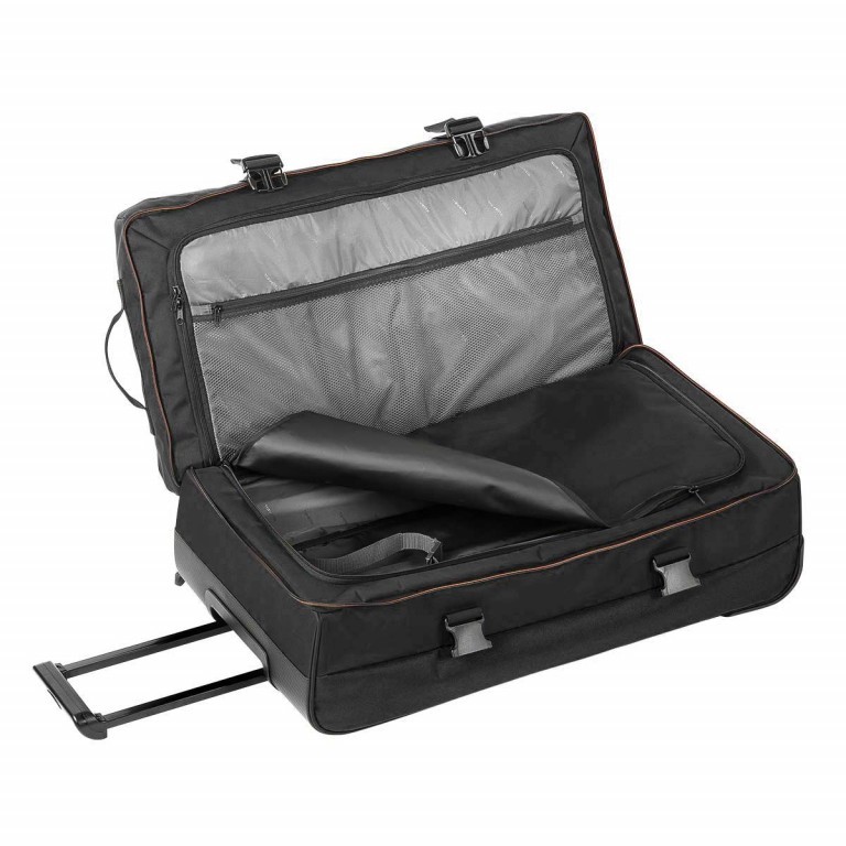 Reisetasche Basics Doppeldecker Volumen 94 Liter Schwarz, Farbe: schwarz, Marke: Travelite, EAN: 4027002048706, Abmessungen in cm: 40x78x30, Bild 2 von 2