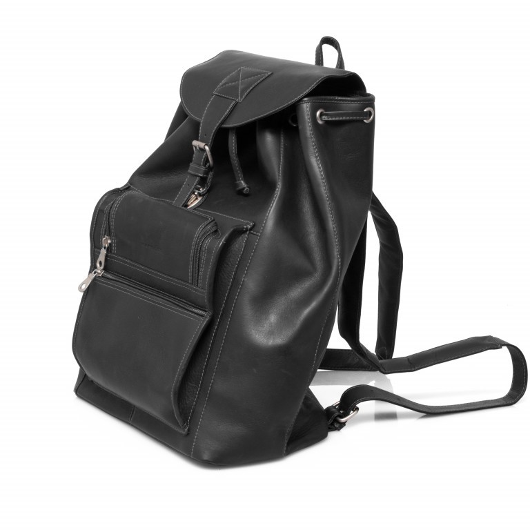 Rucksack Country L 452535 Leder Schwarz, Farbe: schwarz, Marke: Harolds, EAN: 4011766452510, Abmessungen in cm: 29x41x15, Bild 2 von 5