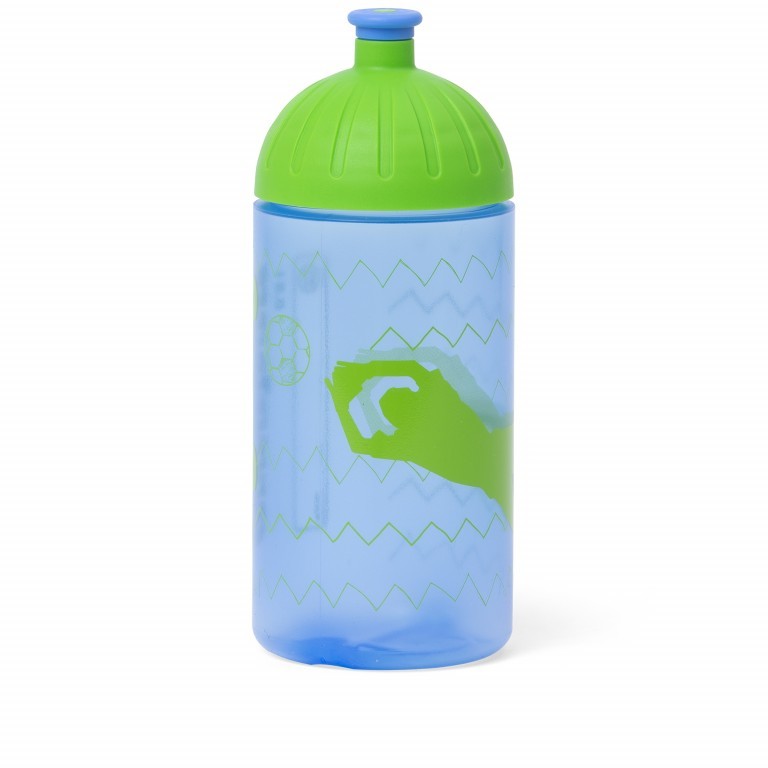 Trinkflasche Volumen 0,5 Liter LiBäro 2:0, Farbe: blau/petrol, Marke: Ergobag, EAN: 4057081052707, Abmessungen in cm: 8x19x8, Bild 1 von 2