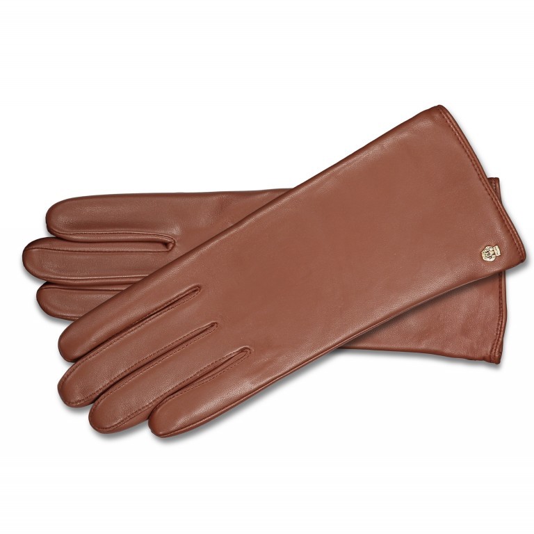 Handschuhe Hamburg Damen Leder Wollfutter, Farbe: schwarz, anthrazit, braun, cognac, taupe/khaki, grün/oliv, Marke: Roeckl, Bild 1 von 1