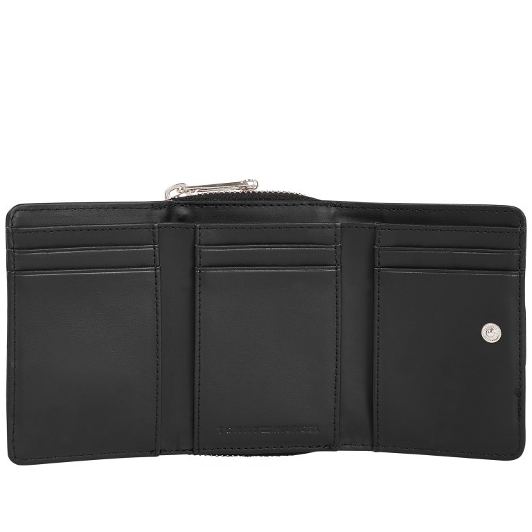 Geldbörse Relaxed Medium Wallet Black, Farbe: schwarz, Marke: Tommy Hilfiger, EAN: 8720116193206, Abmessungen in cm: 11x8x4, Bild 3 von 4