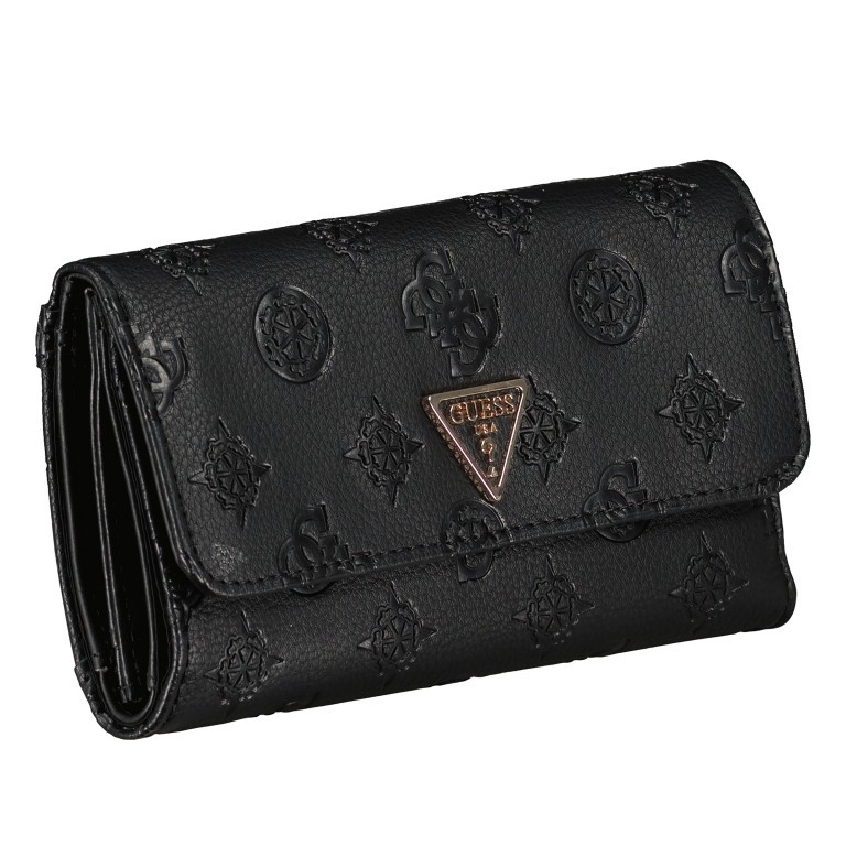 Geldbörse Helaina Black, Farbe: schwarz, Marke: Guess, EAN: 0190231603351, Abmessungen in cm: 19x11x3, Bild 2 von 4