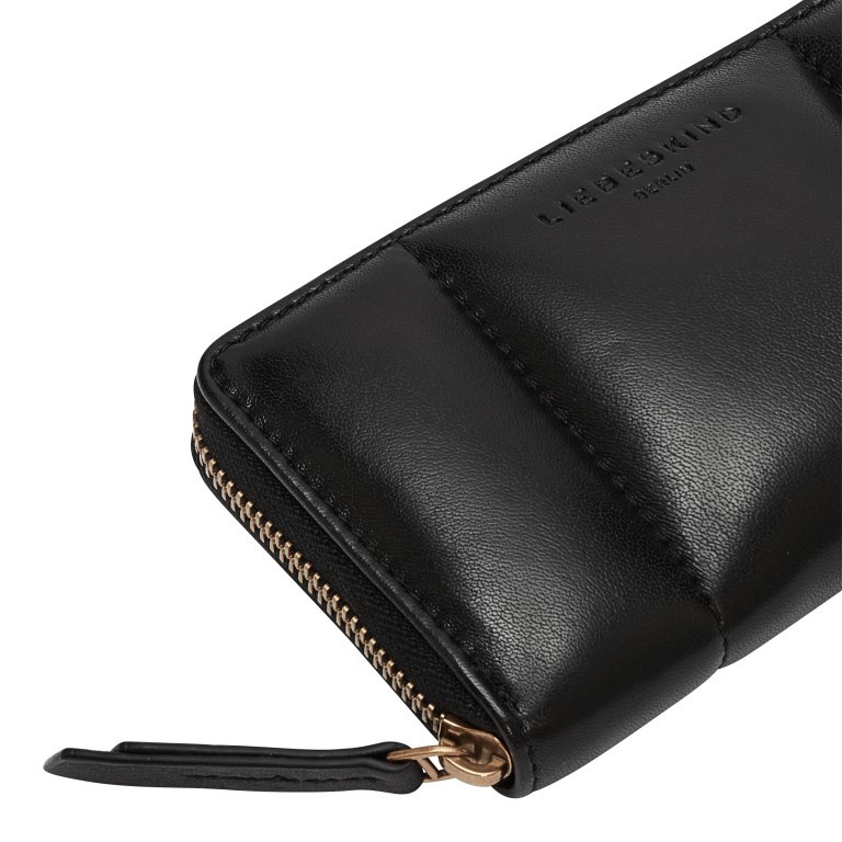 Geldbörse Tyra Frieda mit RFID-Schutz Black, Farbe: schwarz, Marke: Liebeskind Berlin, EAN: 4064657035781, Abmessungen in cm: 16x9.5x2, Bild 4 von 4