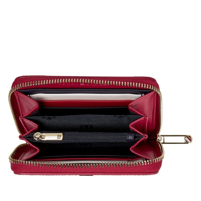 Geldbörse Element Medium Wallet with Zip Around Royal Berry, Farbe: rot/weinrot, Marke: Tommy Hilfiger, EAN: 8720117922911, Abmessungen in cm: 13x10x2, Bild 3 von 4