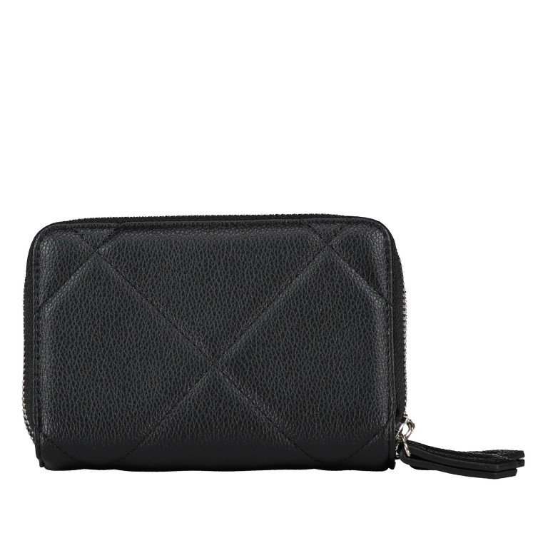 Geldbörse Cold Relove Recycle Nero, Farbe: schwarz, Marke: Valentino Bags, EAN: 8054942031440, Abmessungen in cm: 15x10.5x4, Bild 3 von 4