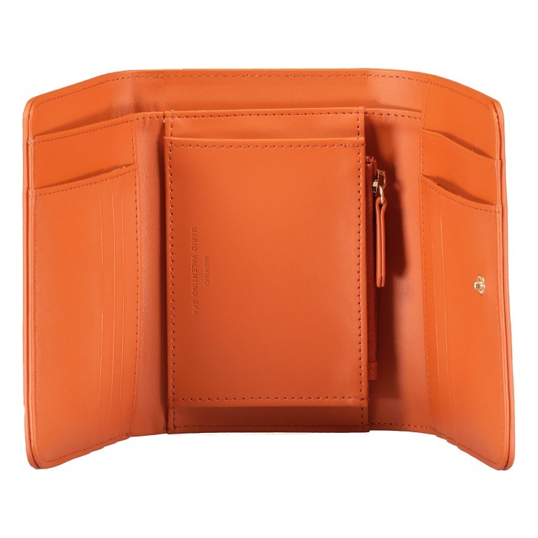 Geldbörse Zero Relove Recycle Arancio, Farbe: orange, Marke: Valentino Bags, EAN: 8054942031822, Abmessungen in cm: 15x10x2.5, Bild 4 von 4