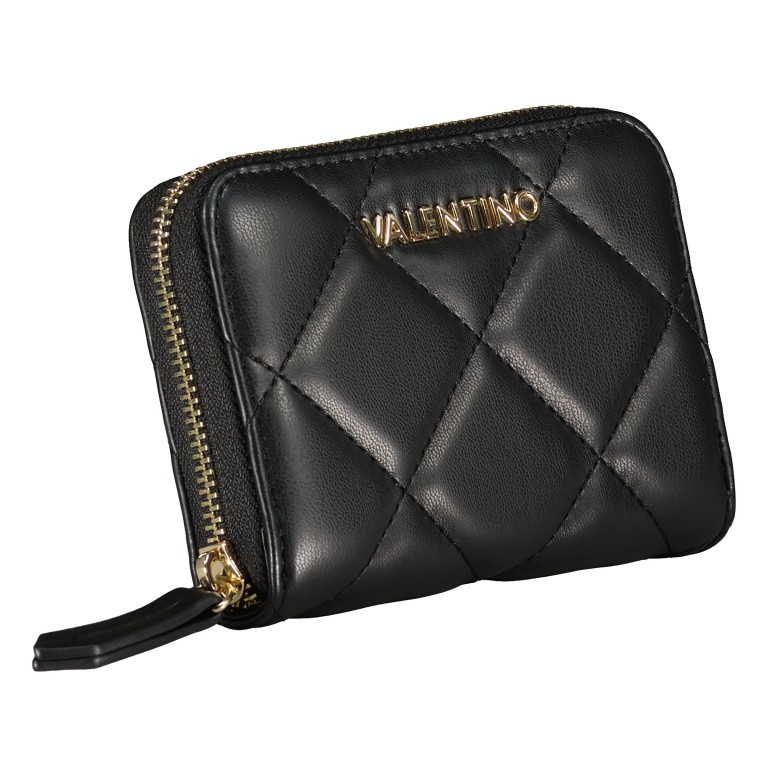 Geldbörse Ocarina, Farbe: schwarz, beige, Marke: Valentino Bags, Abmessungen in cm: 13x9.5x2.5, Bild 2 von 4