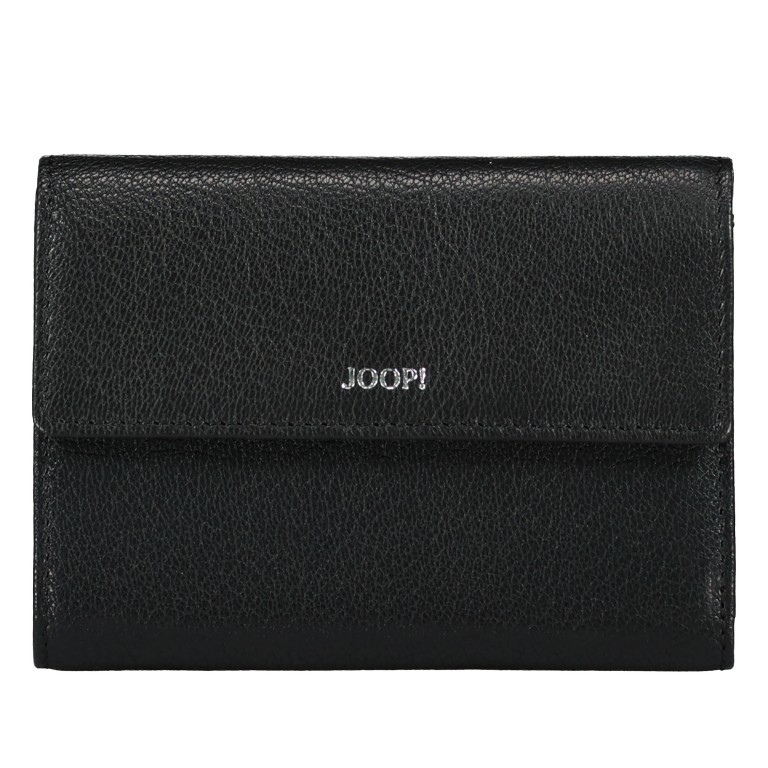Geldbörse Lantea Cosma MH10F, Farbe: schwarz, grau, blau/petrol, braun, cognac, grün/oliv, rot/weinrot, flieder/lila, rosa/pink, orange, Marke: Joop!, Abmessungen in cm: 14x10x3, Bild 1 von 5