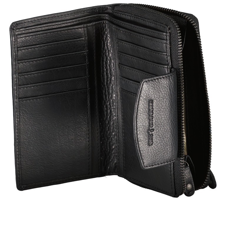 Geldbörse Just-Pure Belana SL-13982, Farbe: anthrazit, blau/petrol, taupe/khaki, beige, Marke: Harbour 2nd, Abmessungen in cm: 16x10x2.7, Bild 4 von 5
