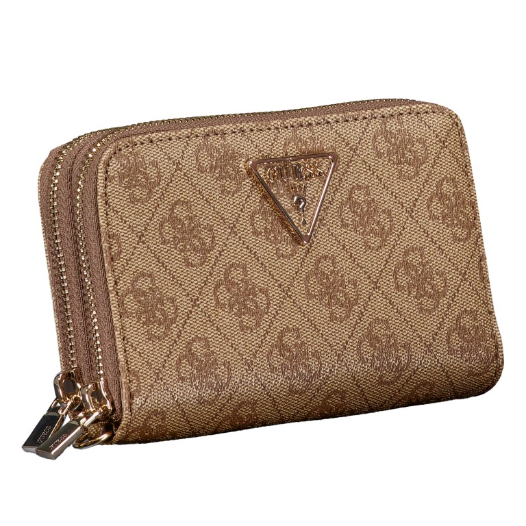 Geldbörse Laurel 4G-Logo, Farbe: anthrazit, cognac, Marke: Guess, Abmessungen in cm: 15x10x3.5, Bild 2 von 6