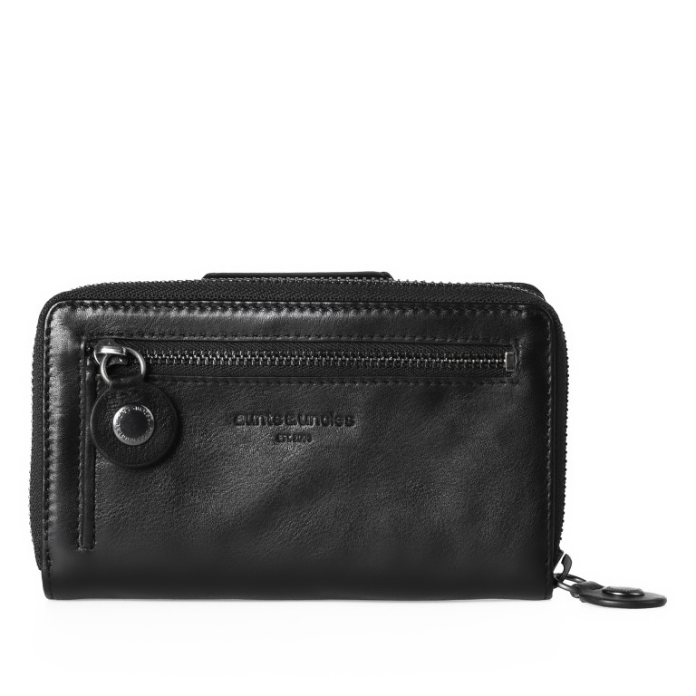 Geldbörse Grandma's Luxury Club Francis mit RFID-Schutz, Farbe: schwarz, grau, blau/petrol, cognac, beige, Marke: Aunts & Uncles, Abmessungen in cm: 15x9.5x2.5, Bild 3 von 7