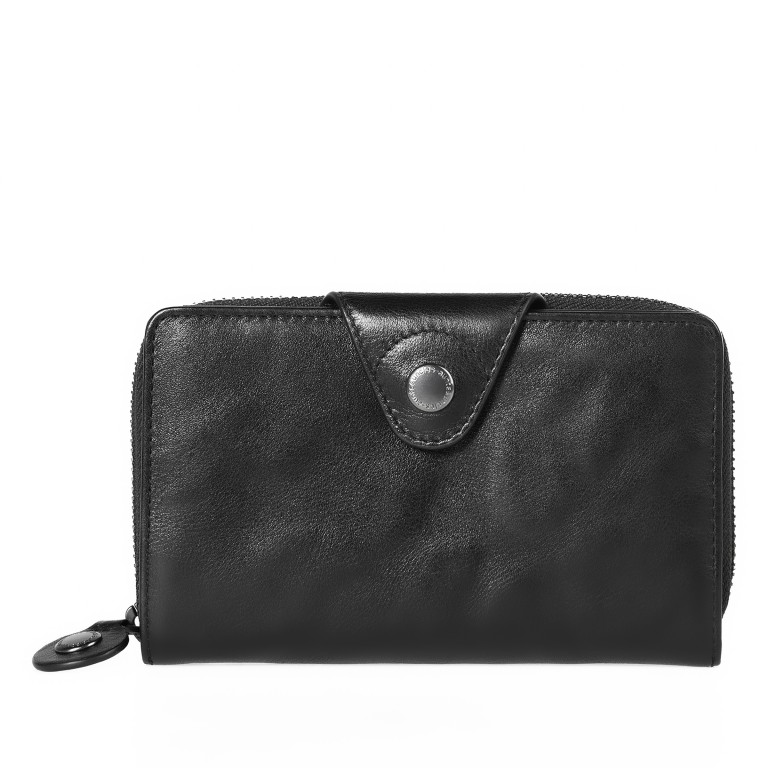 Geldbörse Grandma's Luxury Club Francis mit RFID-Schutz, Farbe: schwarz, grau, blau/petrol, cognac, beige, Marke: Aunts & Uncles, Abmessungen in cm: 15x9.5x2.5, Bild 1 von 7