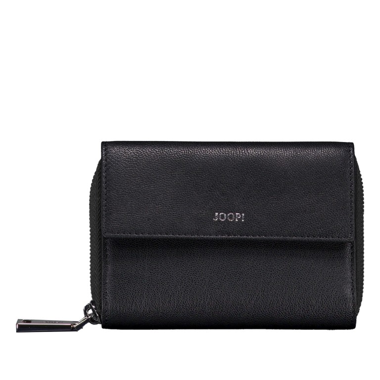 Geldbörse Lantea Martha MH15FZ, Farbe: schwarz, grau, blau/petrol, cognac, rot/weinrot, rosa/pink, Marke: Joop!, Abmessungen in cm: 13.5x9.5x4, Bild 1 von 5