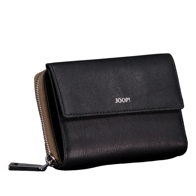 Geldbörse Lantea Martha MH15FZ, Farbe: schwarz, grau, blau/petrol, cognac, rot/weinrot, rosa/pink, Marke: Joop!, Abmessungen in cm: 13.5x9.5x4, Bild 2 von 5