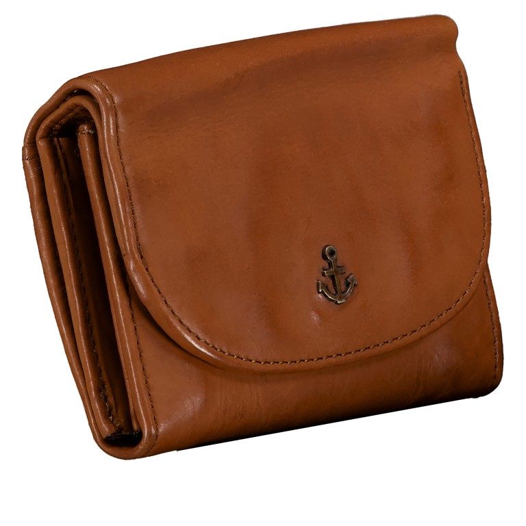 Geldbörse Anchor-Love Pip SL-14494, Farbe: anthrazit, blau/petrol, cognac, Marke: Harbour 2nd, Abmessungen in cm: 12.5x9x3, Bild 2 von 4
