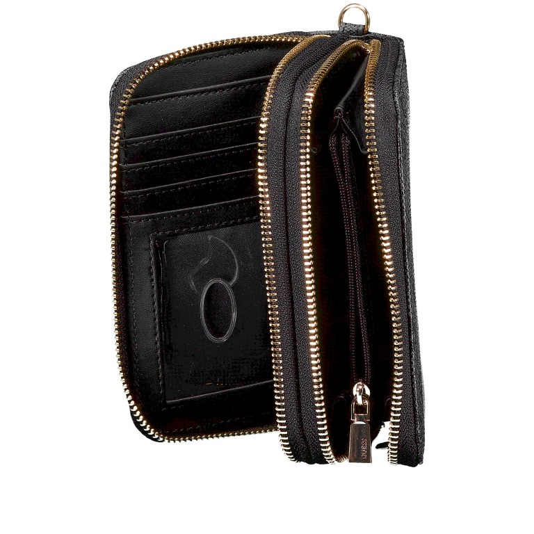 Geldbörse Laurel II 4G-Logo, Farbe: anthrazit, braun, Marke: Guess, Abmessungen in cm: 15x10x3.5, Bild 6 von 6