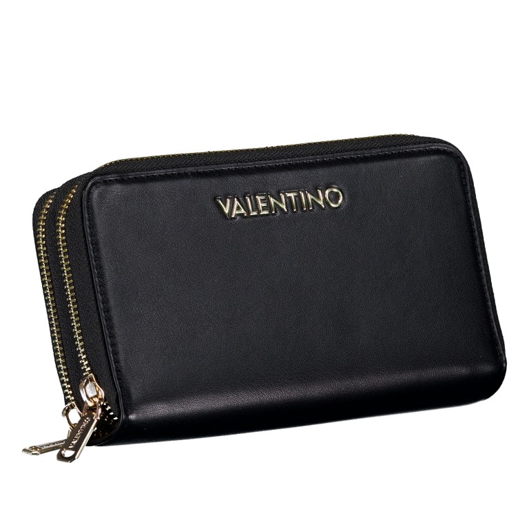 Geldbörse Clio Relove Recycle, Farbe: schwarz, beige, Marke: Valentino Bags, Abmessungen in cm: 18.5x11x4, Bild 2 von 4