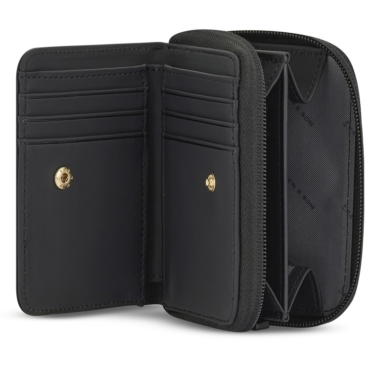 Geldbörse Bergen Pro Wallet Small, Farbe: schwarz, taupe/khaki, beige, Marke: Kapten & Son, Abmessungen in cm: 11.5x9.5x3, Bild 3 von 4