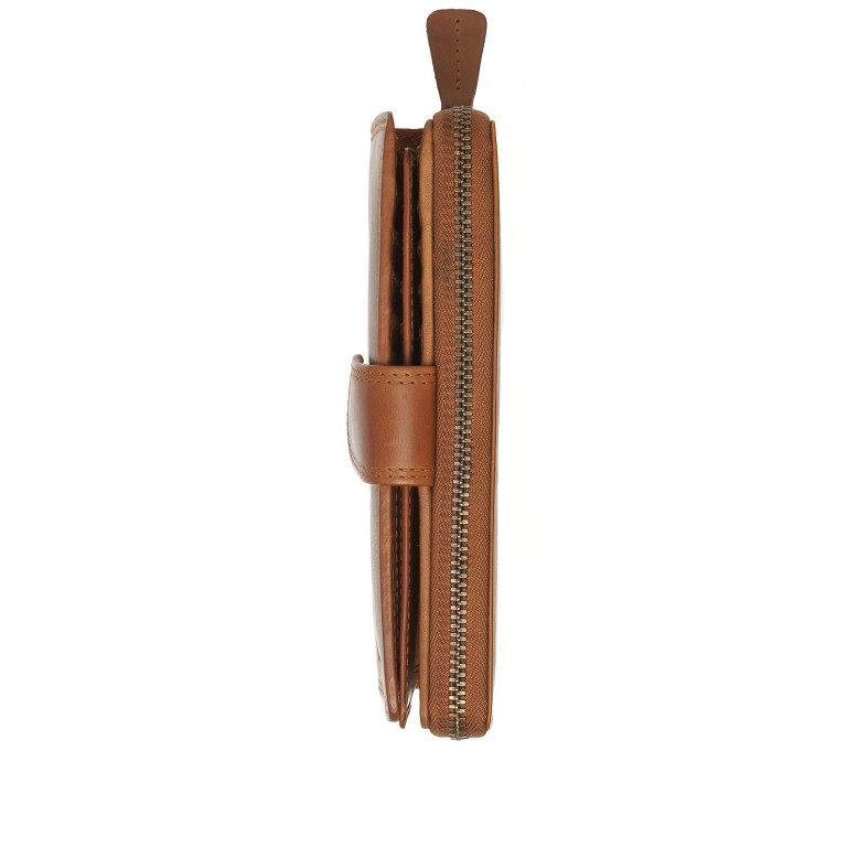 Geldbörse Charlotte mit RFID-Schutz, Farbe: schwarz, cognac, Marke: The Chesterfield Brand, Abmessungen in cm: 9.5x16.5x3, Bild 2 von 6